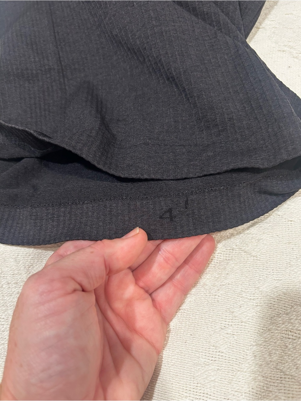 Lululemon Grey Racerback Tank Top - Picture 3 of 4
